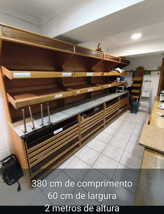 Mobiliário Completo para Padaria / Pastelaria / Mercearia