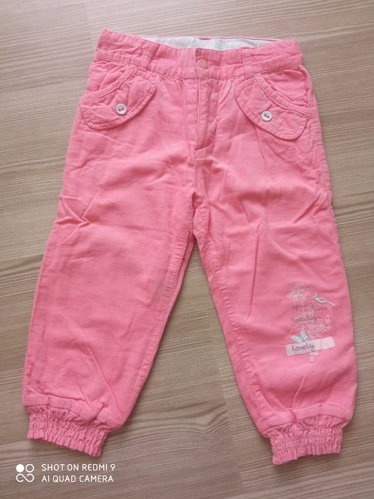 Spodnie dla dziewczynki ze Smyka rozm.86 cm.