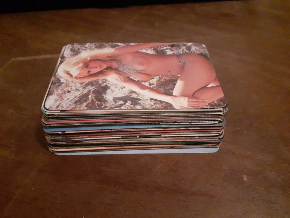 Calendários de bolso pinup x71 anos 80 vintage