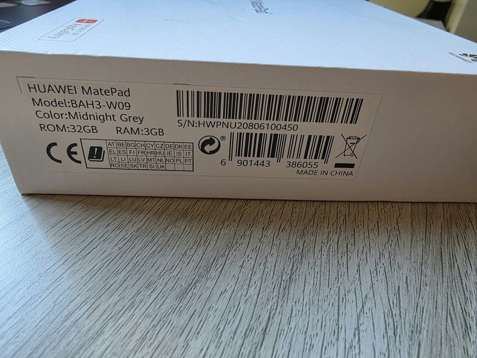 Tablet Huawei Matepad 10.4 (BAH3-W09) 32GB Midnight Grey - Caixa e Acessórios