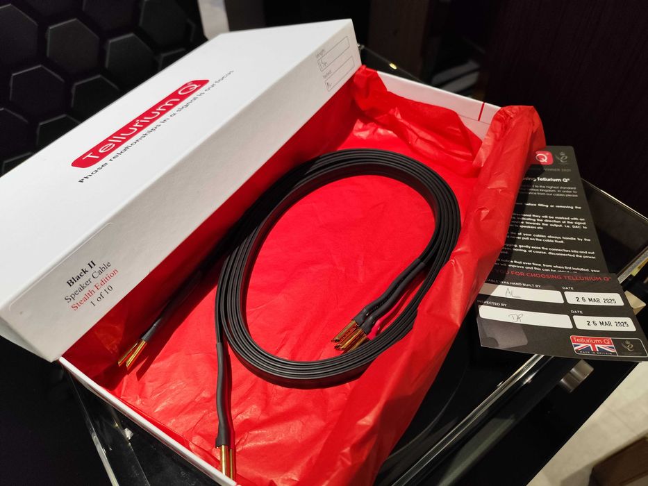Tellurium Q Black II Speaker 2x1,5m Stealth Edition! LIMITOWANY !!