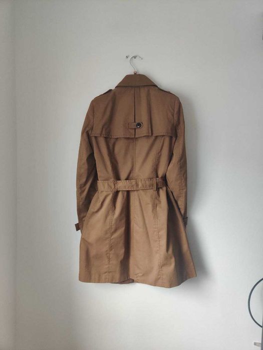 Trencz / płaszcz wiosenny Stradivarius camel | XS | pasek | klasyczny
