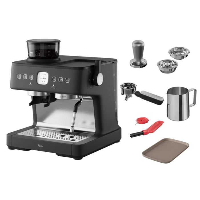 AEG Espresso Siebträgermaschine EC8-1-8BP 8000