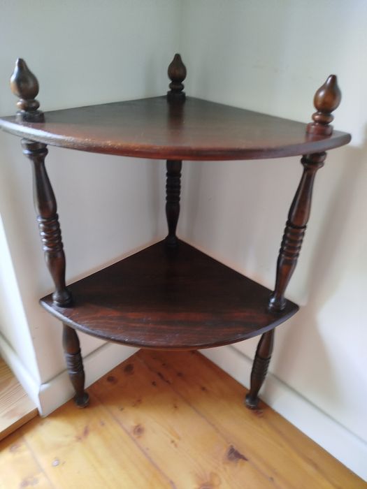 Etażerka narożna vintage