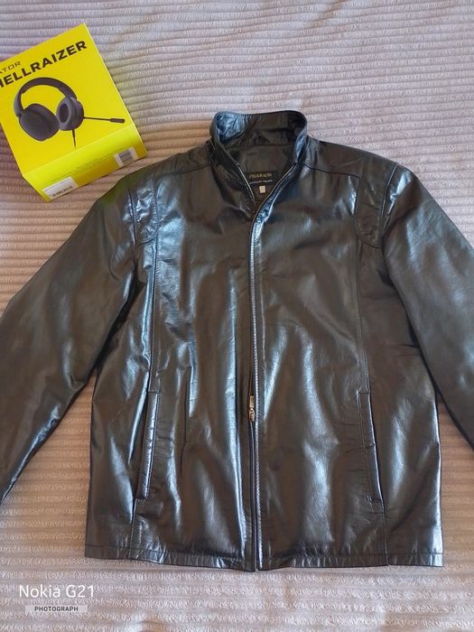 Куртка кожаная розмір 50