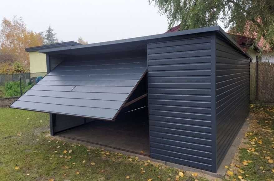 Garaż blaszany PREMIUM 3x6 inne wymiary Dostawa cała Polska Schowek