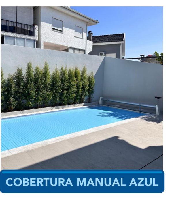 Cobertura de piscina em policarbonato Polycarbonate pool cover