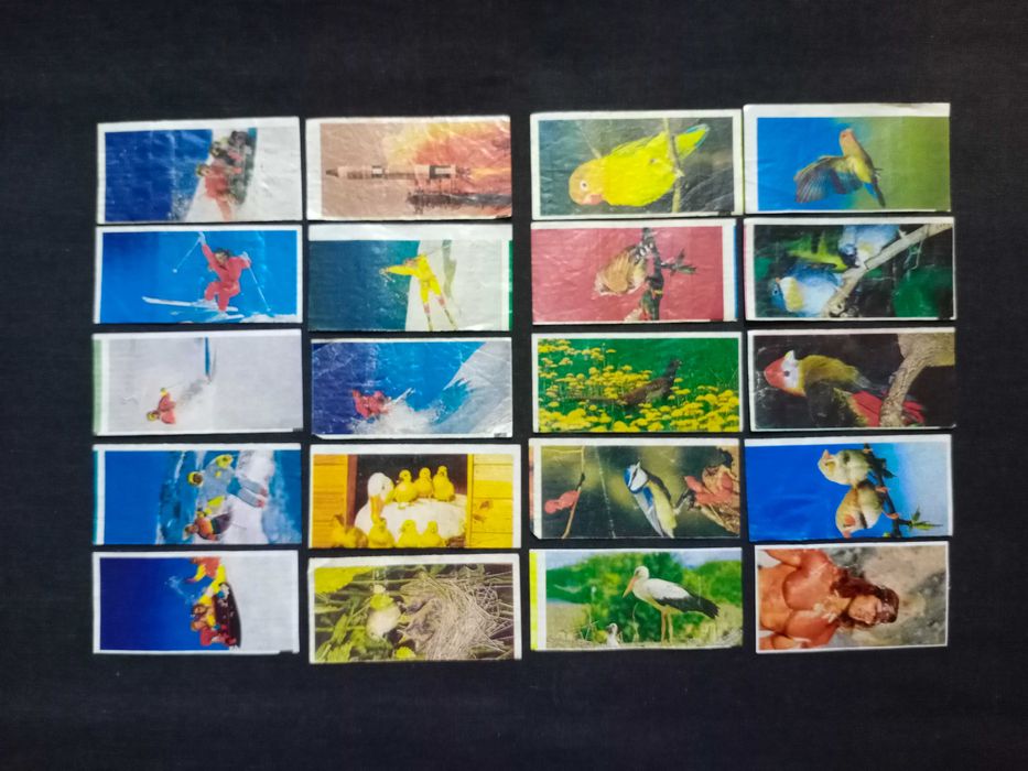 Вкладыши от жвачек Turbo и OtoMoto 90-х годов