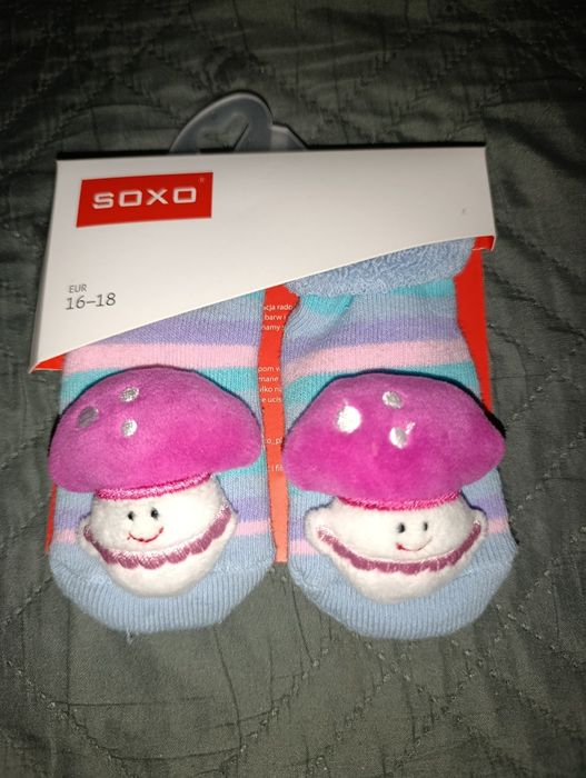 Skarpetki z grzechotką Soxo 16-18