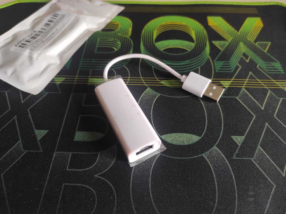 сетевая карта USB - Ethernet RJ-45 (100 Mbit/качественный чип Realtek)