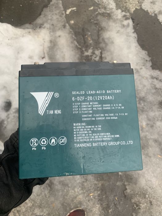 АКБ 12V 20Ah з електроскутера