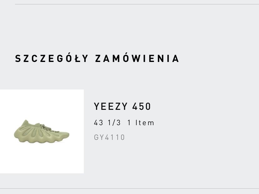 Yeezy 450 Resin 43 1/3 i 40