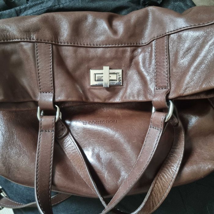 Сумка из натуральной кожи TJ Collection оригинал состояние новой