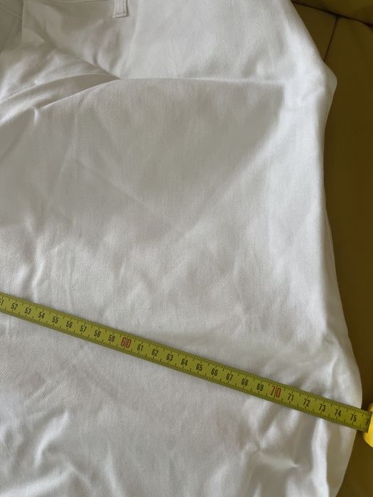 Nowe wielkie XXL robocze spodnie biale niemiecka produkcja