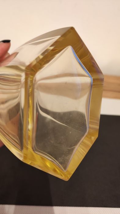 Karafka Art Deco, stare szkło, Czechosłowacja