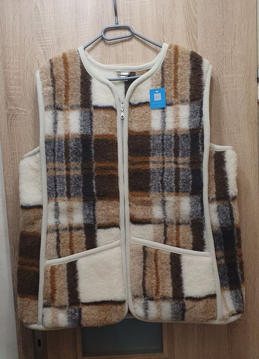 Kamizelka wełniana wełna 3xl/4xl  polska produkcja thermo wool