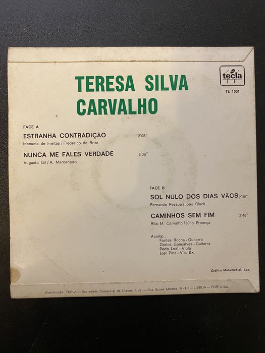 Vinil - Teresa Silva Carvalho