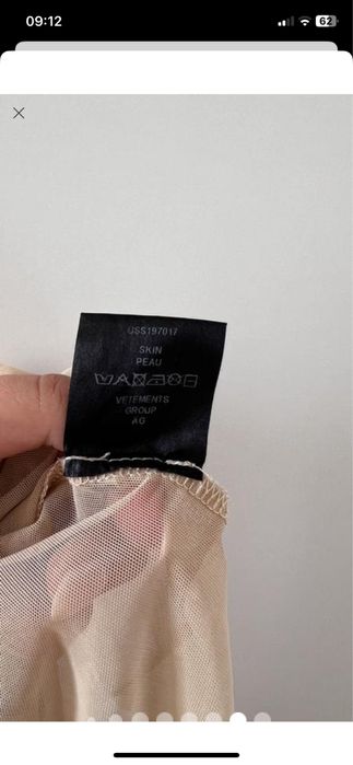 Топ Vetements / Демна Гвасалия оригинпл