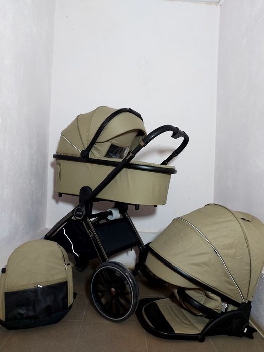 Коляска новинка 2025 року El.camino  Prestige  посилена амортизація