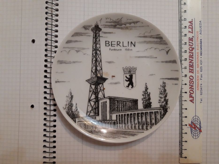 Prato Alemão porcelana Bavaria Berlin