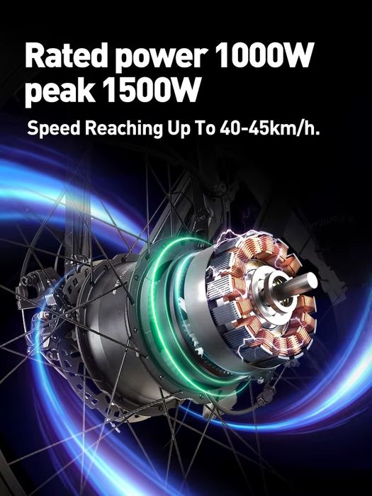 Bicicleta Elétrica NOVA a estrear – 1000W | 48V | 45 km/h