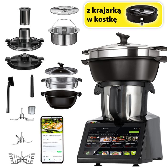 Sprzedam Wielofunkcyjnego robot kuchenny ICOOOK MRK-48P 3.0 PLUS (WiFi) z wagą i krajarką w kostkę