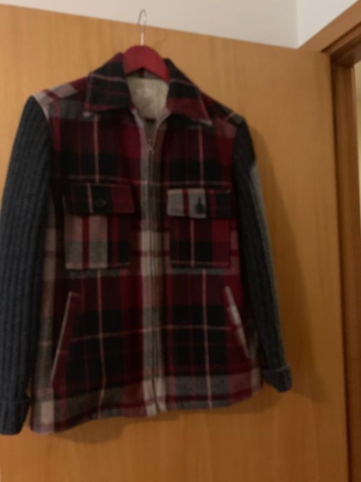 Casacos de inverno e um primaveril