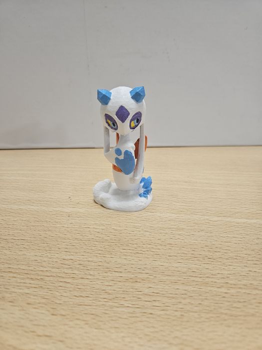 Figura Pokémon Froslass em Impressão 3D Pintada à Mão