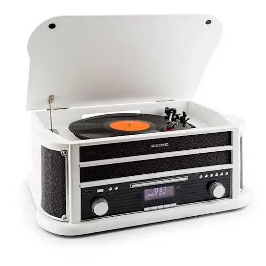 Виниловый проигрыватель ретро FM/USB/BT/CD/AUX Auna Belle Epoque 1908 DAB