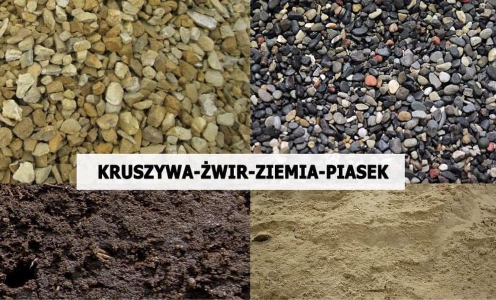 Sprzedaż i transport kruszywa