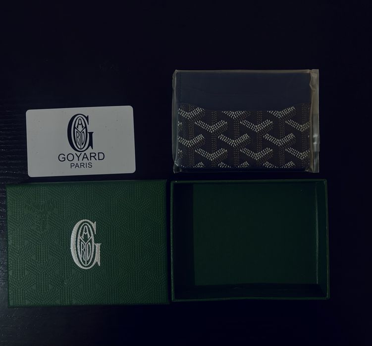Carteira Goyard navy blue
