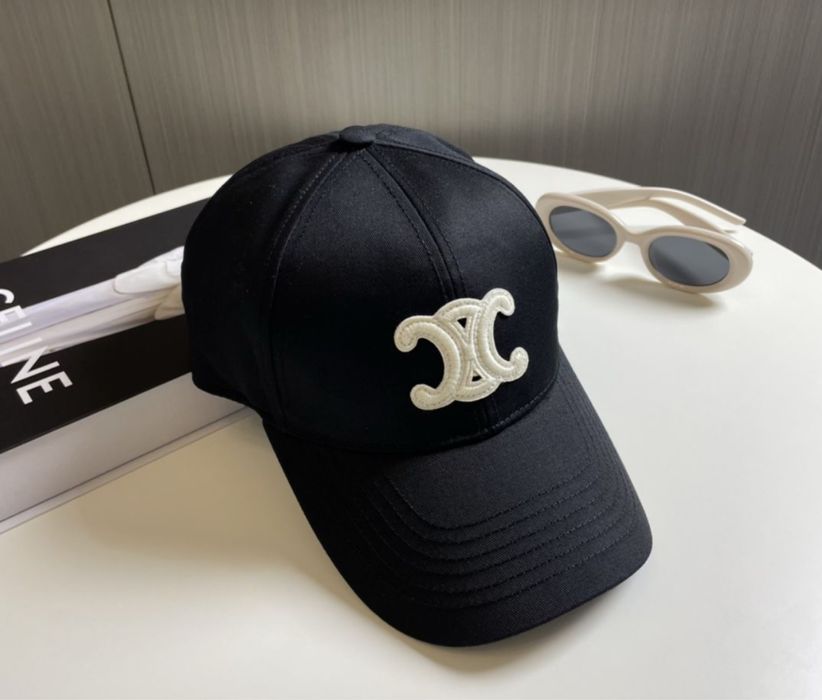 Czarna czapka Kapelusz  Celine