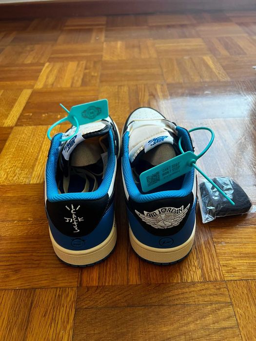 Air Jordan 1 Retro Low OG SP Fragment x Travis Scott Tamanho 41
