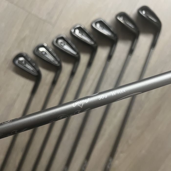 Callaway RAZR XF 5-Pw+Sw+Aw W Flex 50 golf iron kije golfowe