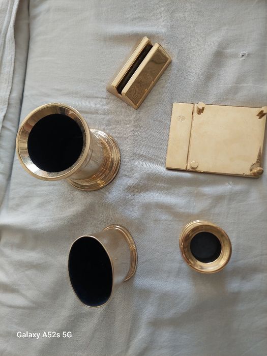 EL CASCO Acessórios Escritório Banhado a Ouro