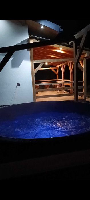 Domek nad stawem , las ,jacuzzi ,łowisko wędkarskie, Bieszczady