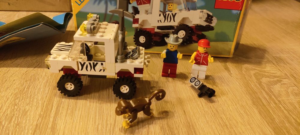 LEGO 6672 z lat 90tych safari samochód terenowy kamerzysta