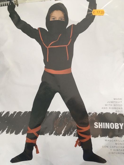 CARNAVAL - disfarce de Ninja