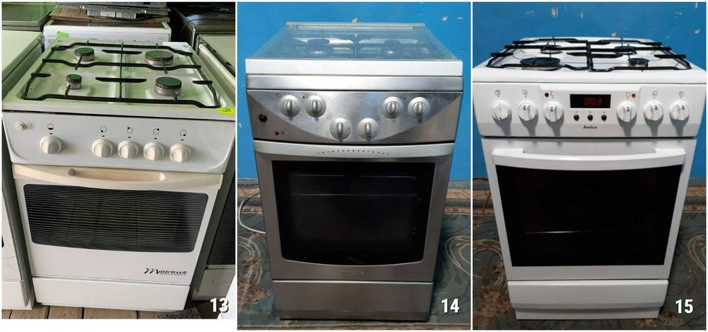 ПЛИТА Газова AMICA CV8921 50 60см Конвекція ГРИЛЬ Таймер Б\у Німеччина