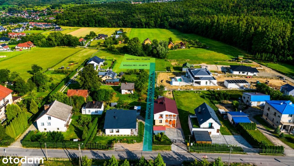 Wyjątkowa działka 10 ar - pełne media | las i natura | Poręba Mała - Widok 2