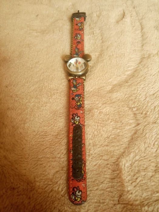 Zegarek damski Disney Myszka Miki Quartz Japan PRL