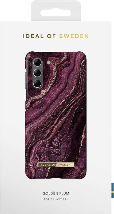 Etui Samsung S21 iDeal Of Sweden Golden Plum
