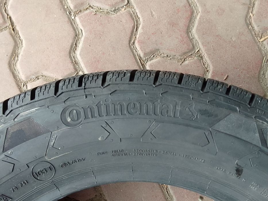 1 Opona zimowa 205/65r16C CONTINENTAL 10mm