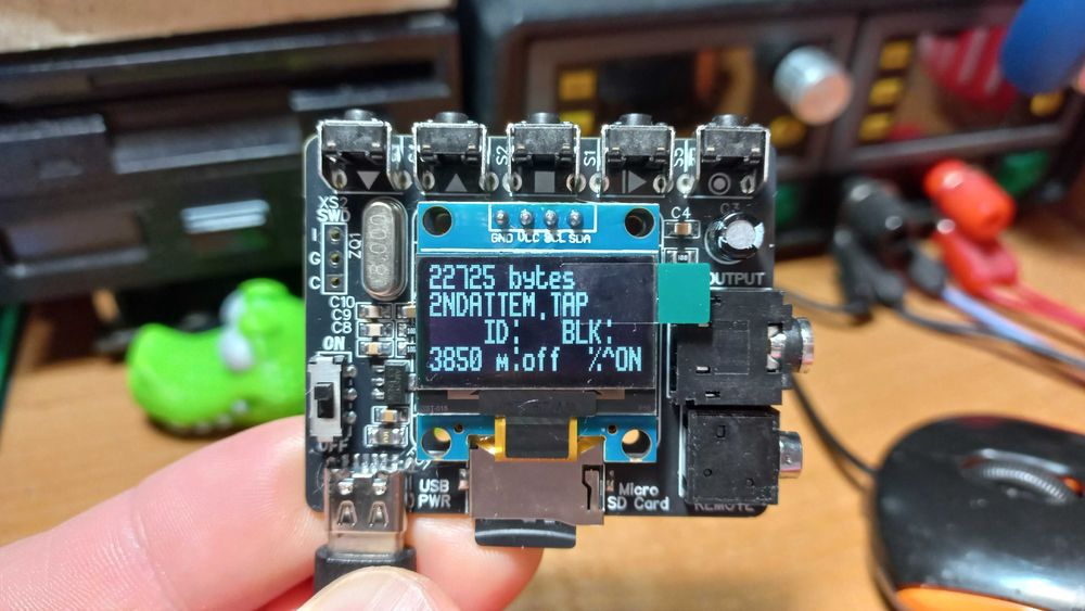 ZX SPECTRUM TZXduino плеер на STM32
