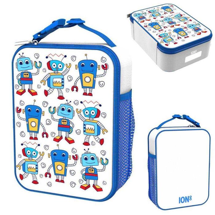 Śniadaniówka Lunch Box Torba dla dzieci do szkoły ION8 roboty