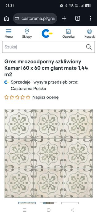 Płytki kamari 60x60 - 2,5 opak