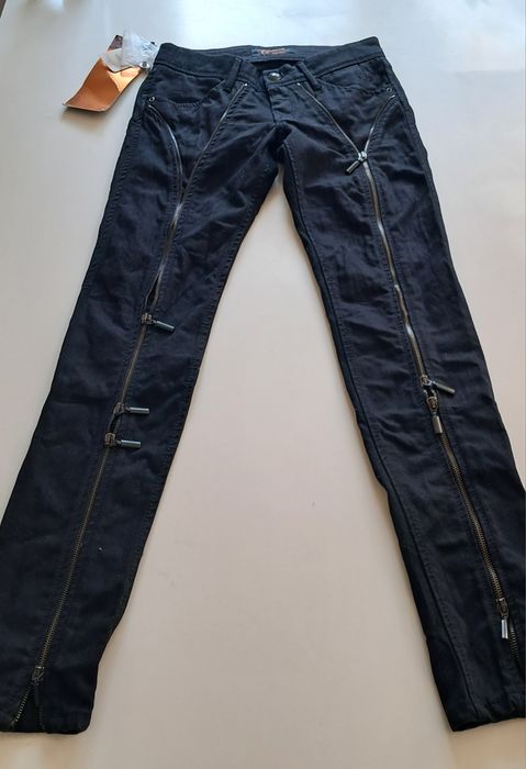 Salsa jeansy zamki W25 L32 metki