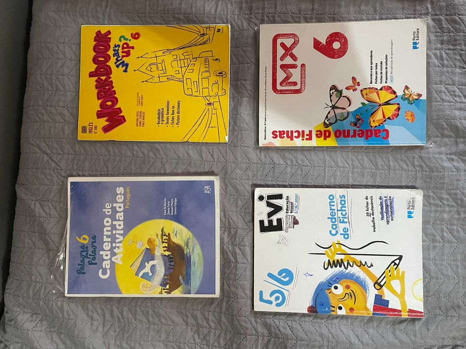 Livros de Fichas / Cadernos de Atividades - 6º Ano