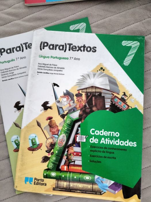 Para Textos 7 Português , PI 7 Matemática