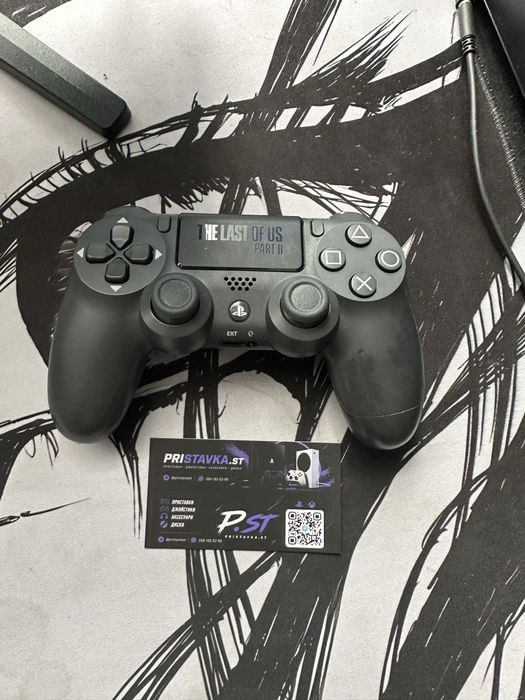 Геймпад безпровідний SONY PLAYSTATION 4 DUALSHOCK 4 the last of us part ii limited edition version 2 grey б/у